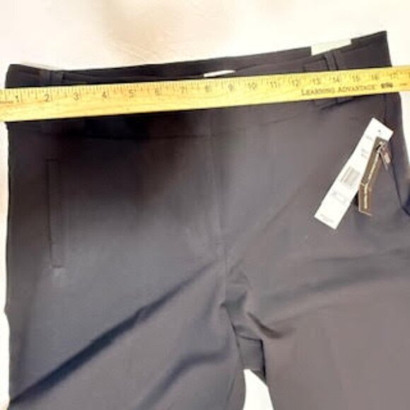 Larry Levine NWT Black Slim Trouser Pants Workwear Stretch Dress Slacks Size 10 - Picture 6 of 7